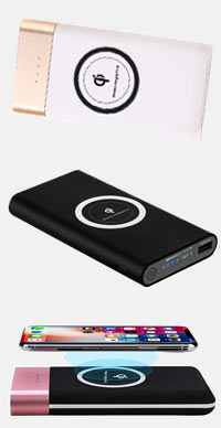 Powerbank tilsluttet iPhone